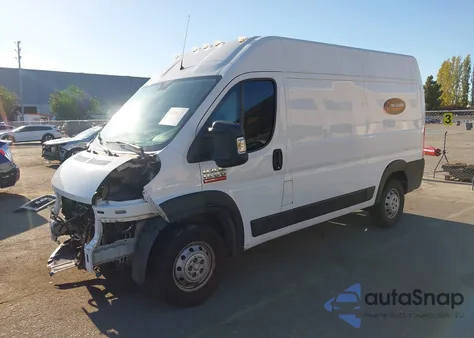 2021 Ram Promaster 1500 High Roof 136 Wb from USA, damaged, VIN 3C6LRVBG8ME584405